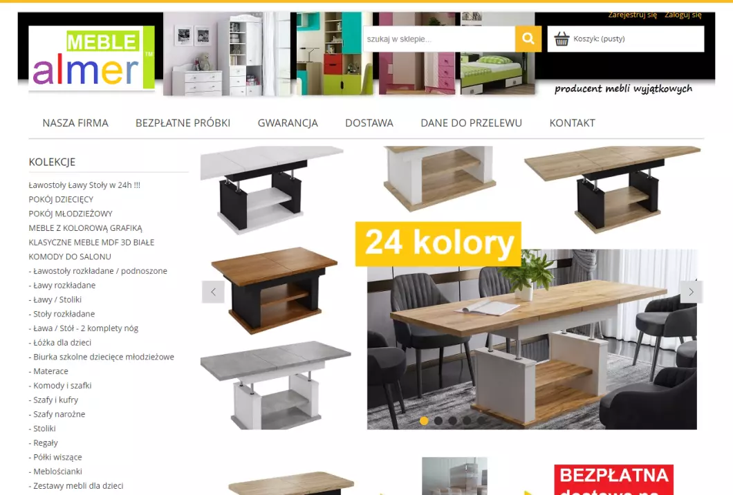 Producent mebli ALMER MEBLE