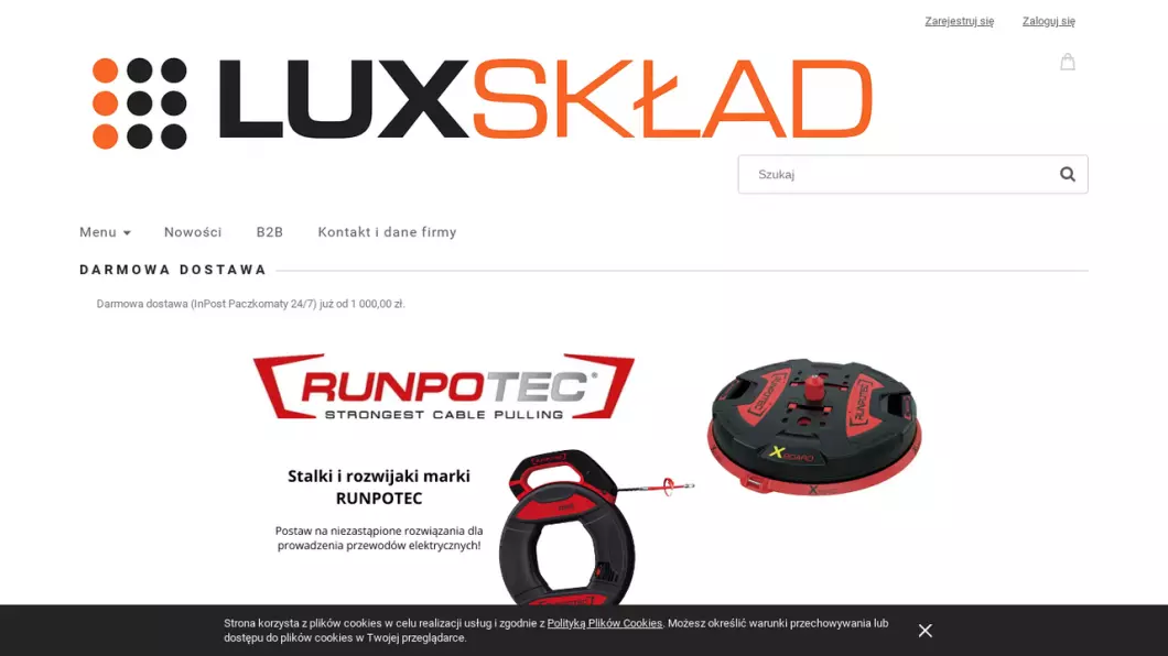 LUX-SKŁAD - hurtownia elektryczna online