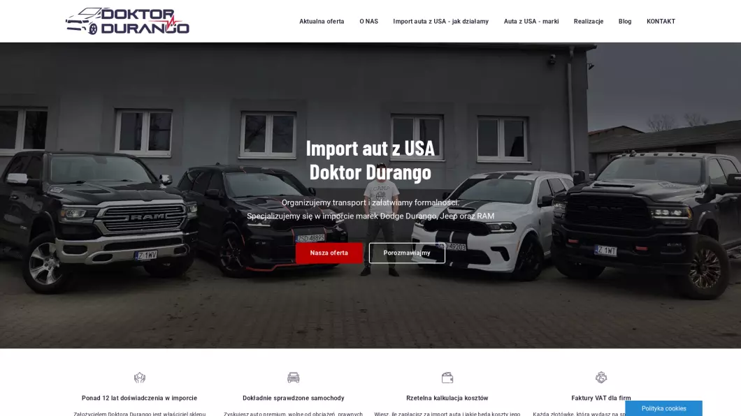 Import aut z USA | Doktor Durango