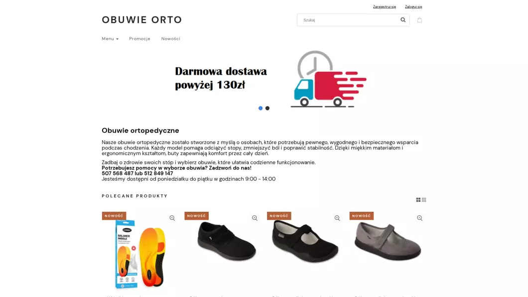 Obuwie ortopedyczne | Sklep internetowy Obuwie ORTO